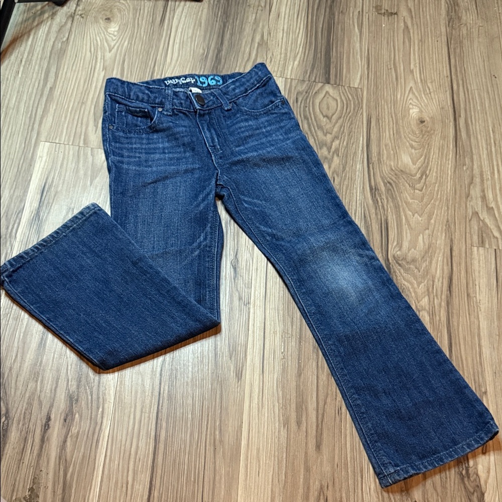 GAP Girls Dark Blue Boot-Cut Jeans